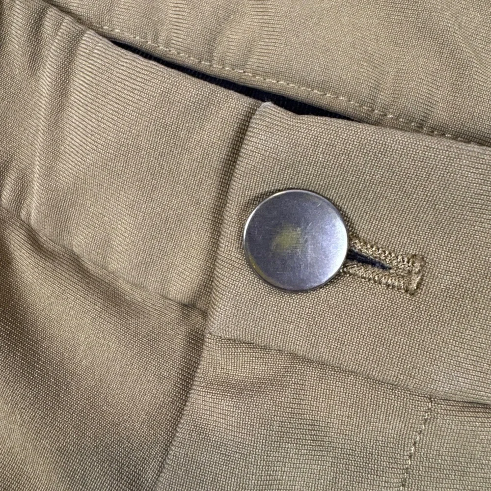 Lululemon Commission Pant Slim 36 Tan Khaki Technical Chino LM5BDGS